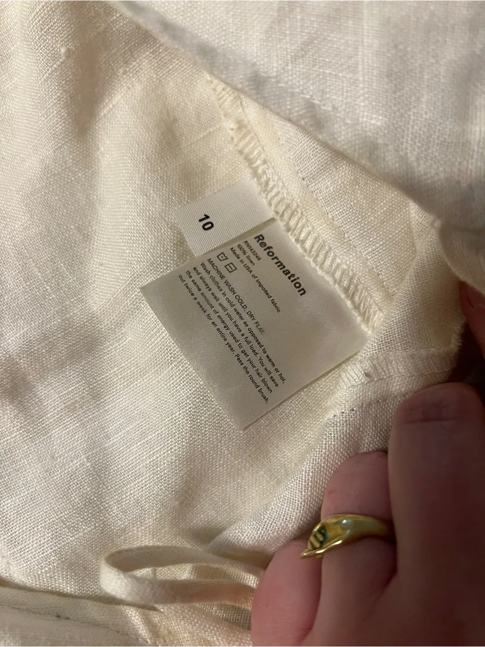 Reformation Puff Sleeve Blouse